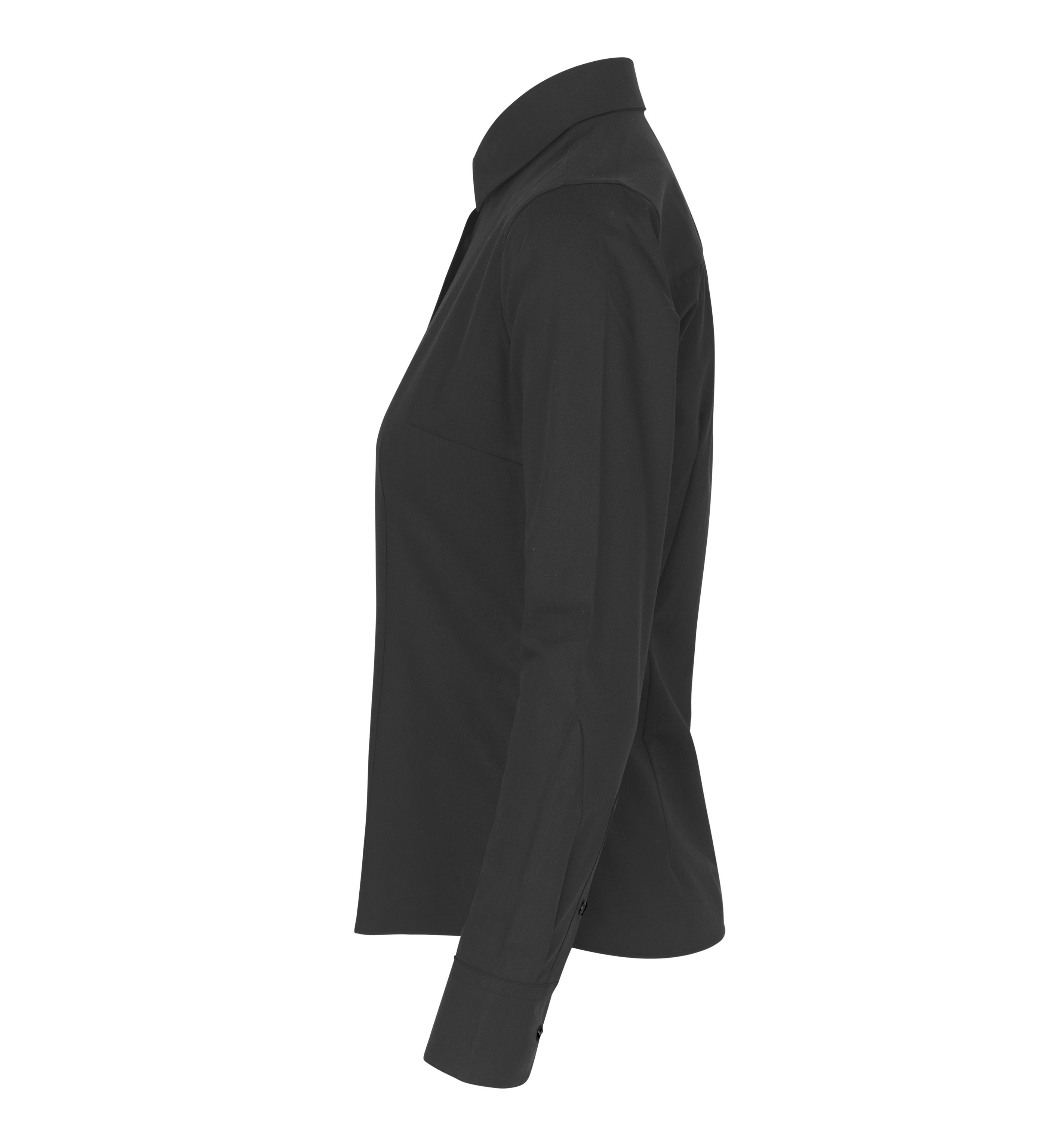 SEVEN SEAS Hybrid shirt | modern | women — Black — thumbnail 3
