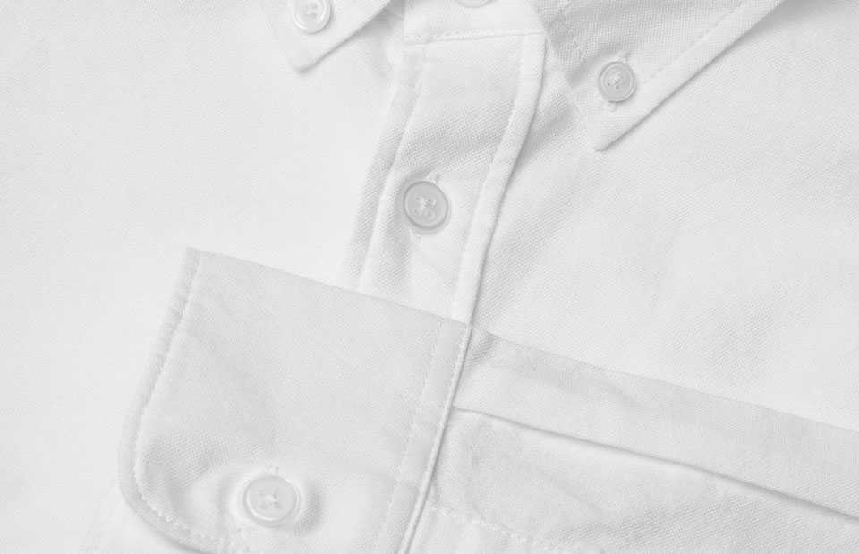 SEVEN SEAS Oxford | slim — White — thumbnail 4