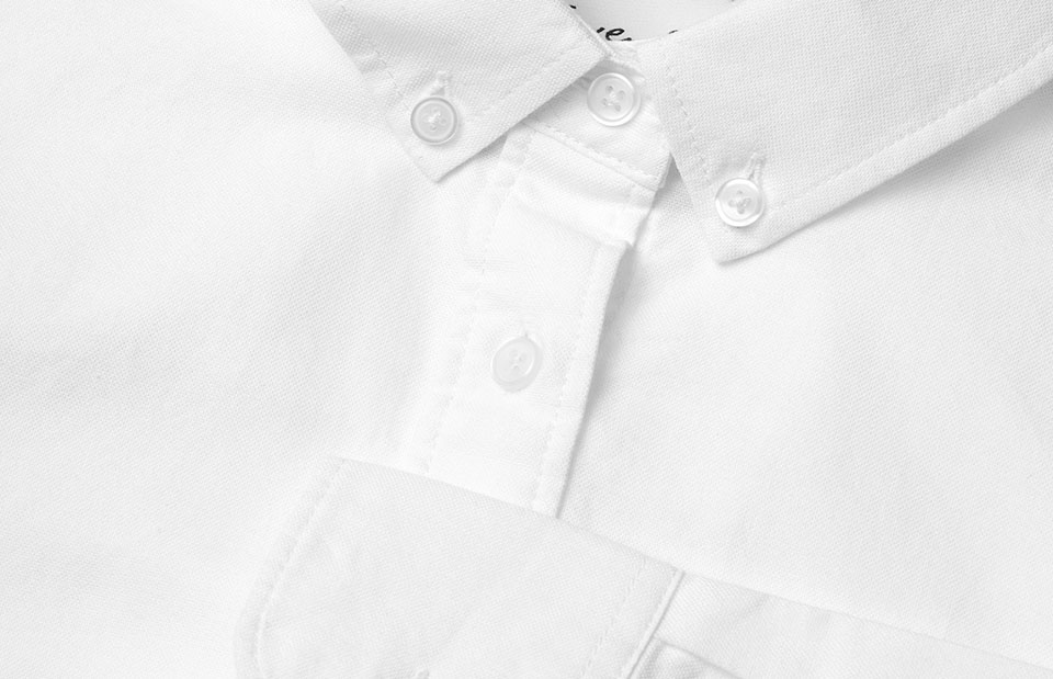 SEVEN SEAS Oxford | long | modern | women — White — thumbnail 4