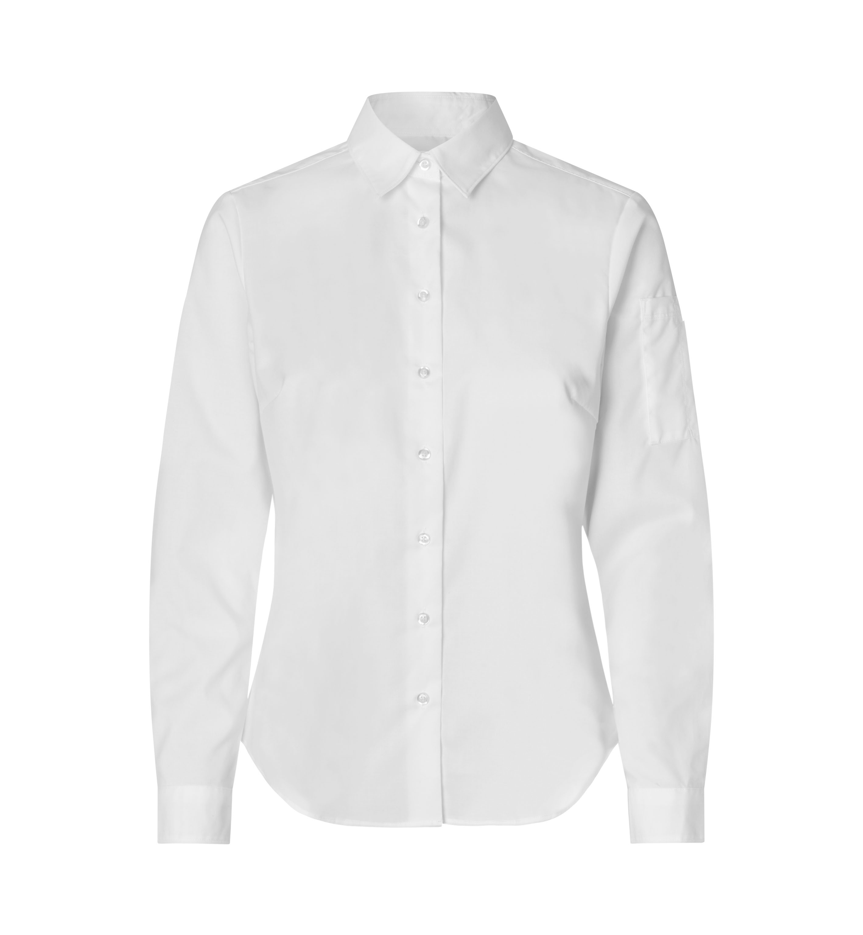 SEVEN SEAS Poplin | stretch | Damen – Weiss (Front)