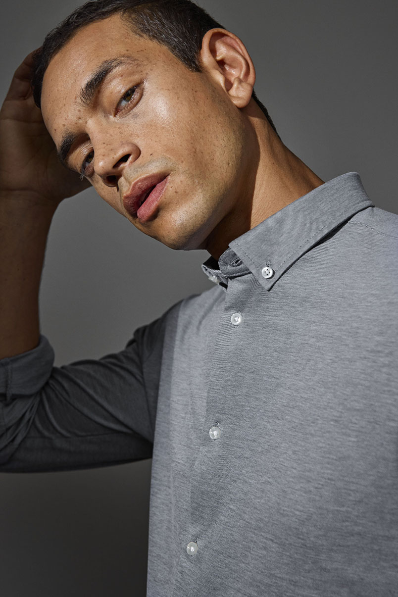SEVEN SEAS The Jersey | slim — Grey — thumbnail 6