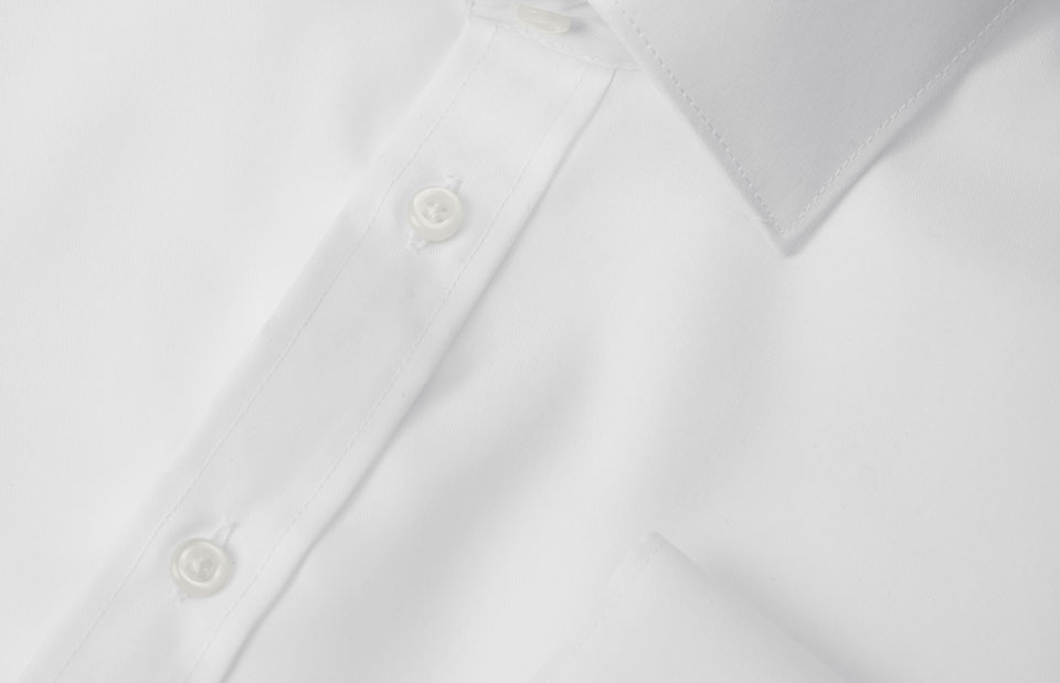 SEVEN SEAS Fine Twill | slim — White — thumbnail 4