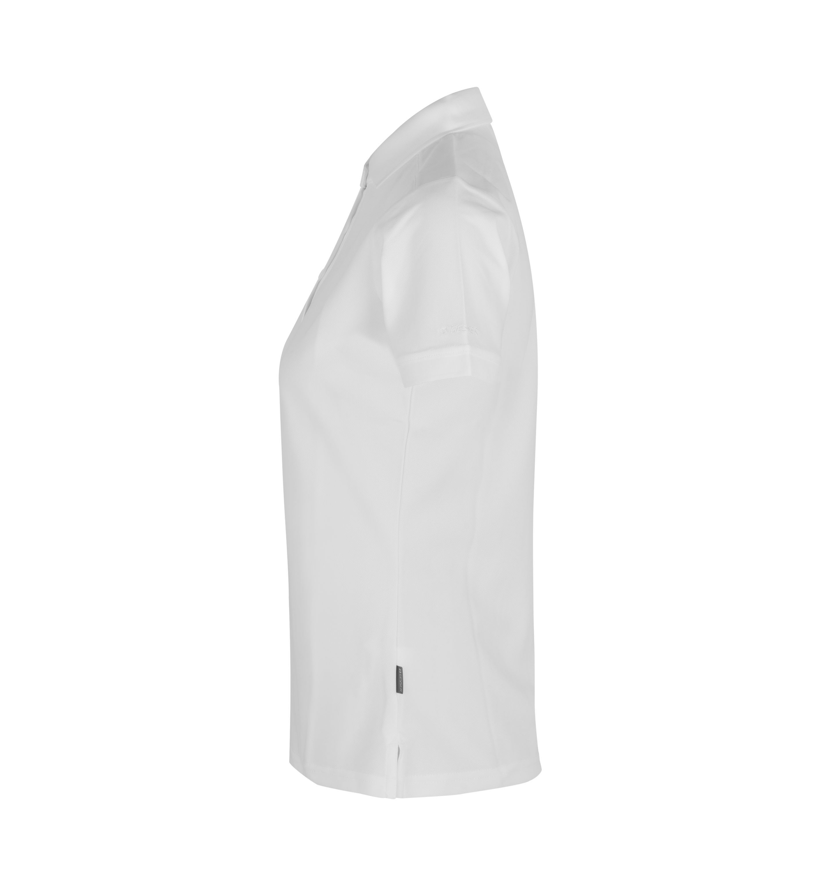GEYSER polo shirt | functional | Damen – Weiss (Seite links)