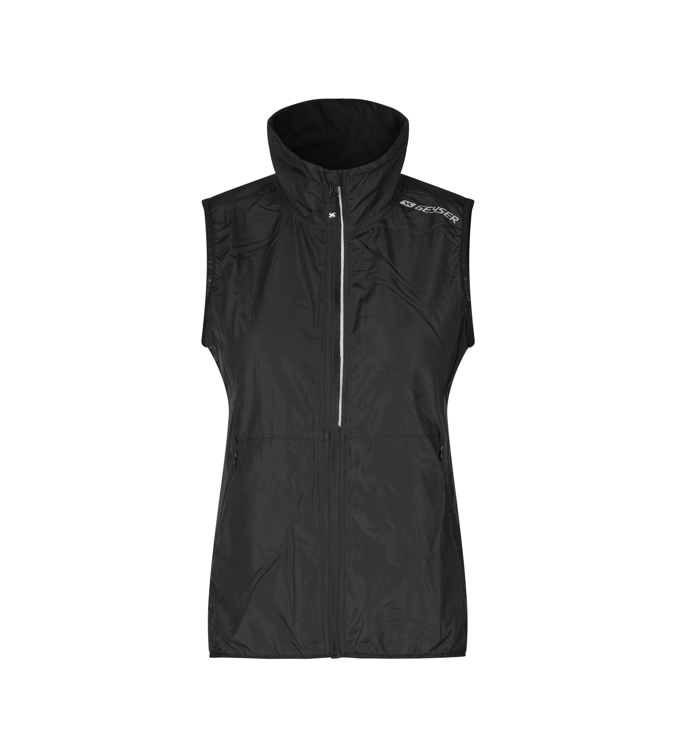 GEYSER running vest | light | Damen – Schwarz (Front)