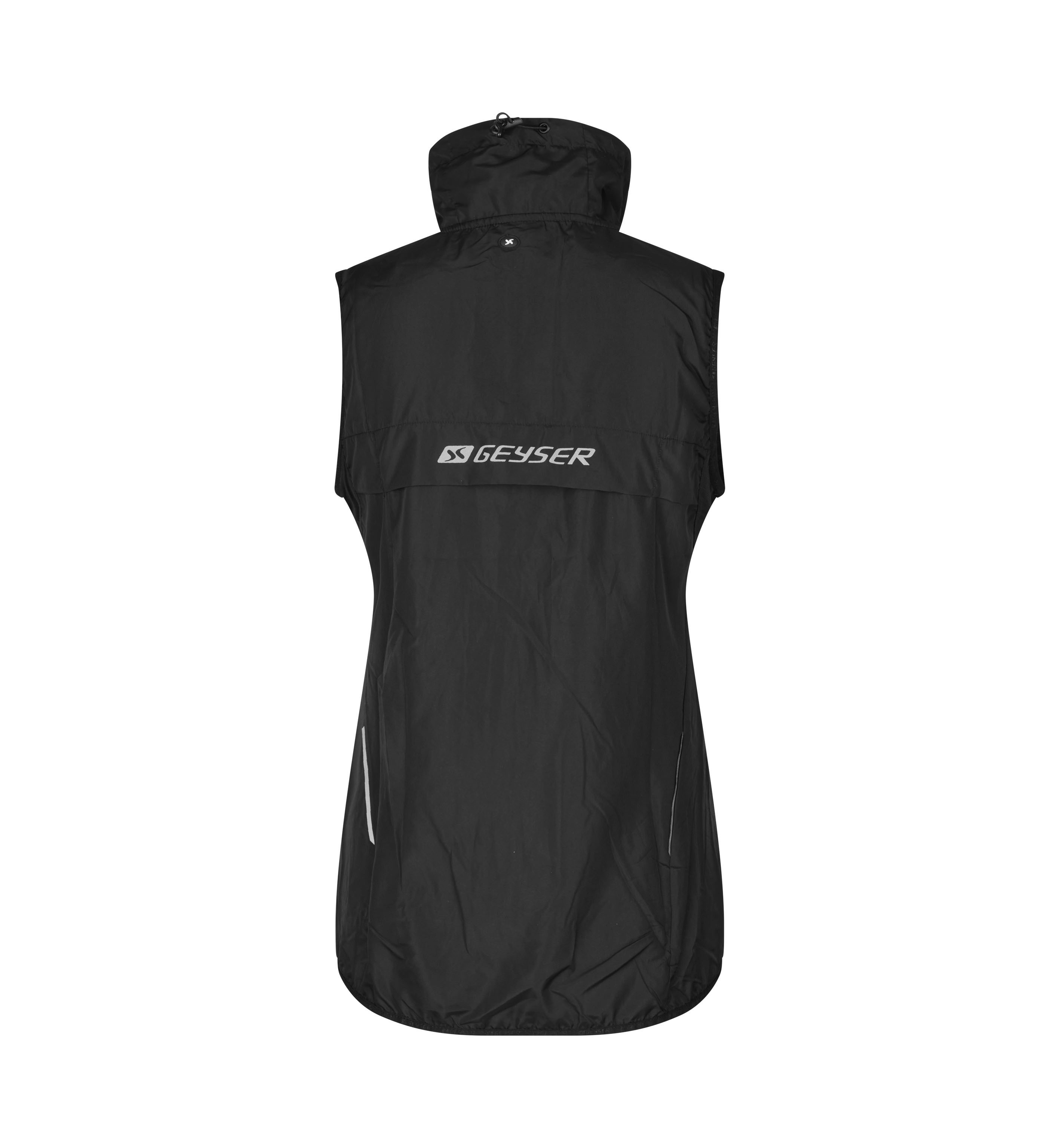 GEYSER running vest | light | Damen – Schwarz (Rücken)
