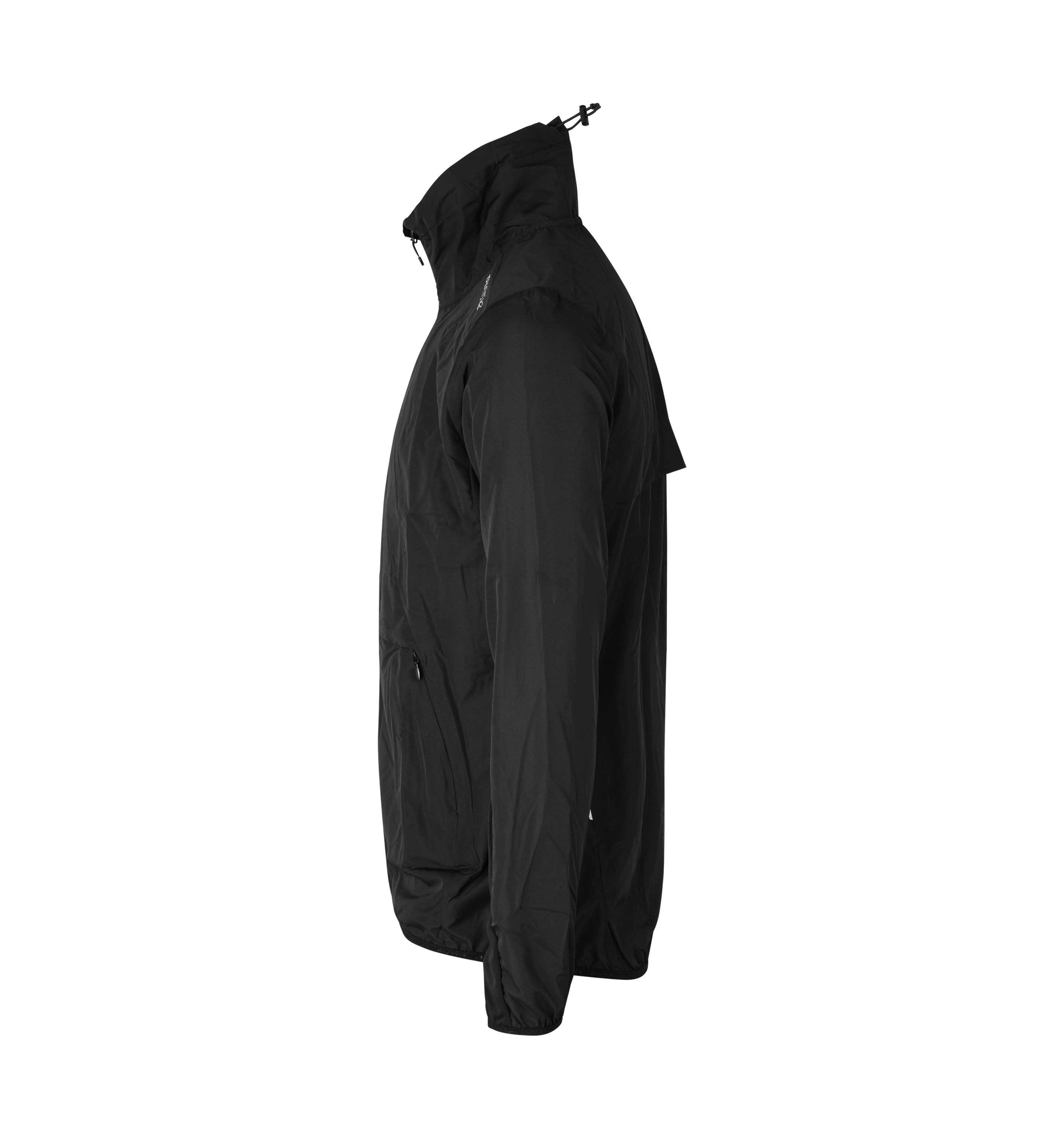 GEYSER running jacket | light – Schwarz (Seite links)