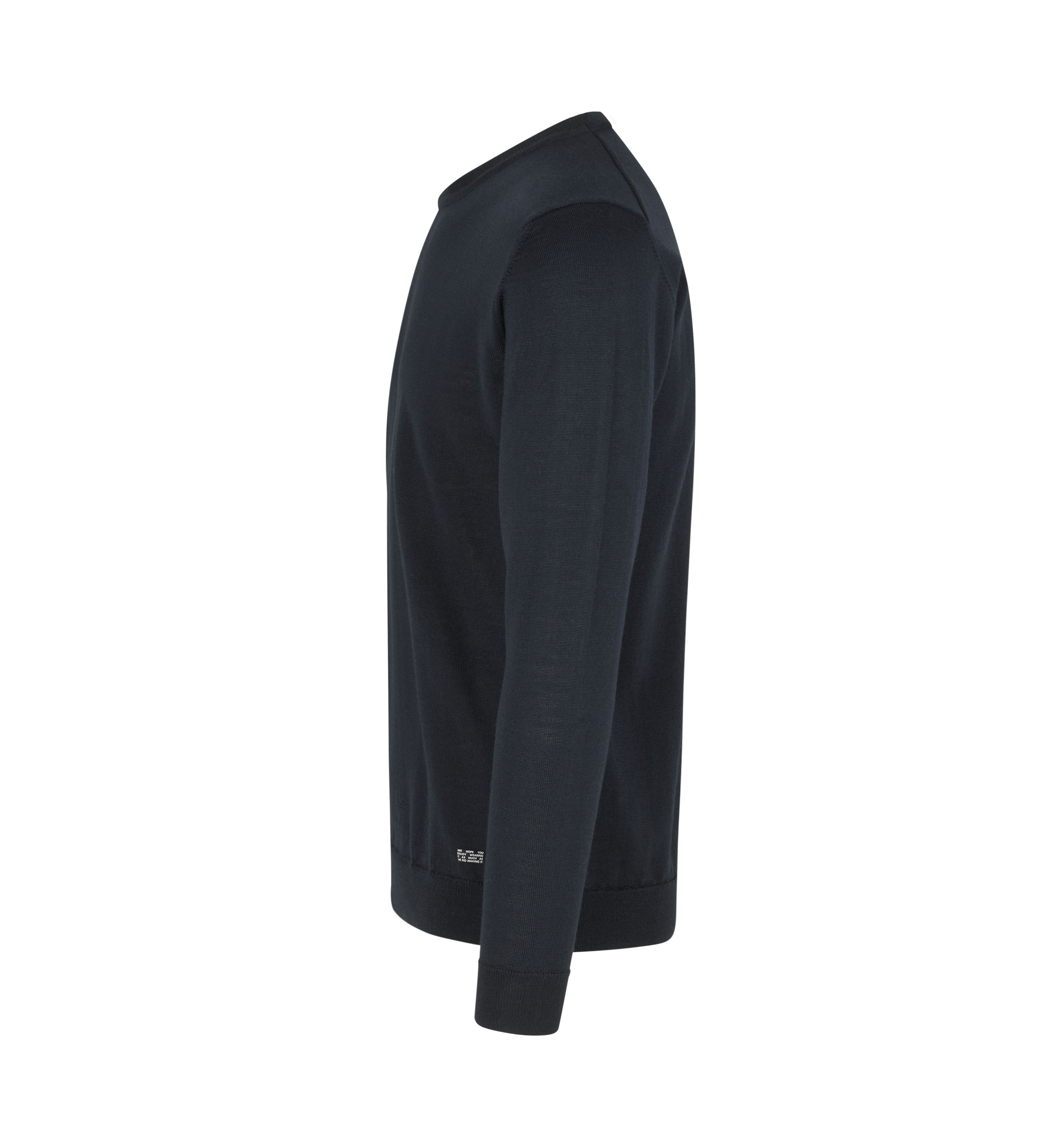 SEVEN SEAS The knit | o-neck — Navy — thumbnail 3