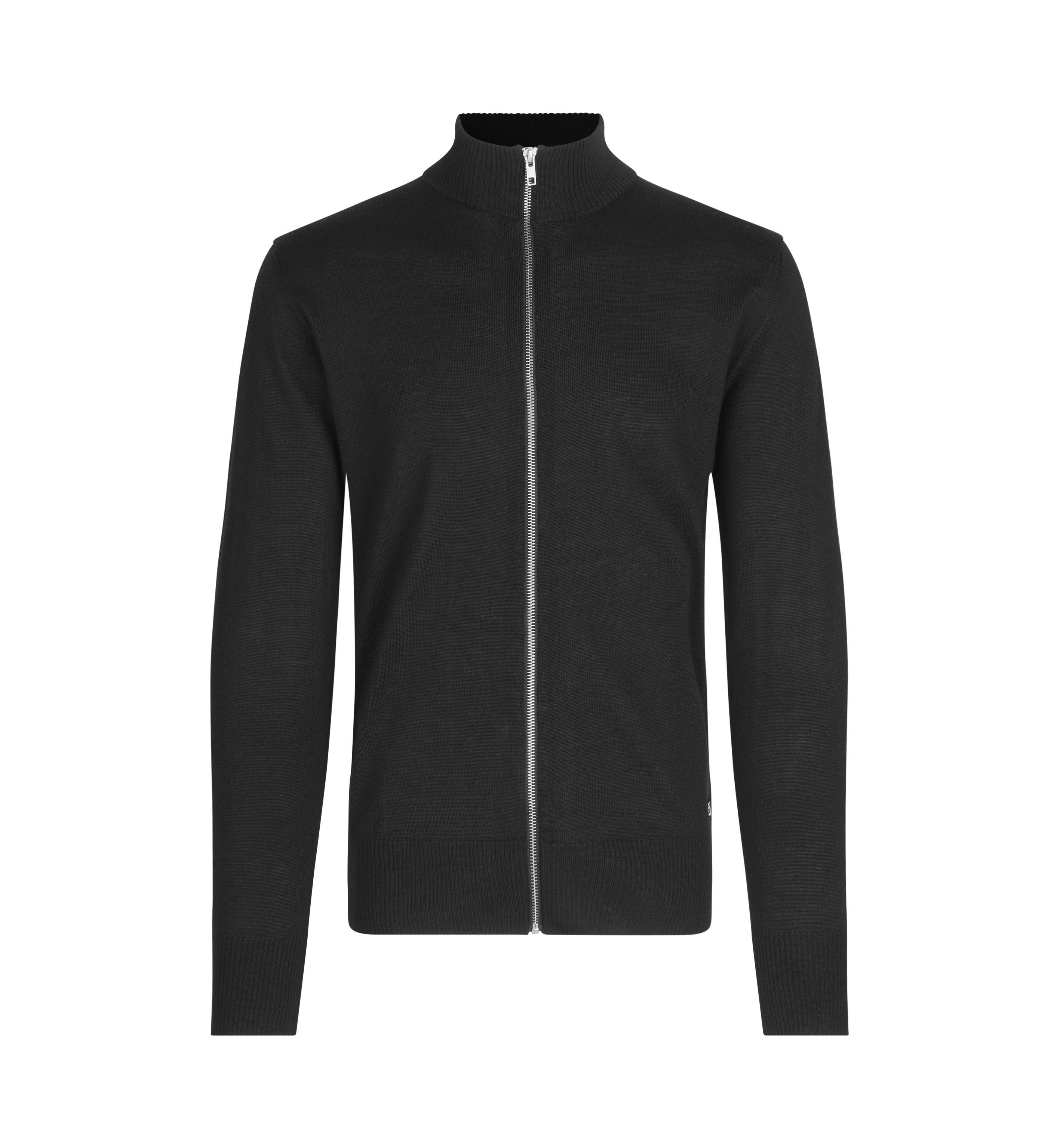 SEVEN SEAS The cardigan – Schwarz (Front)