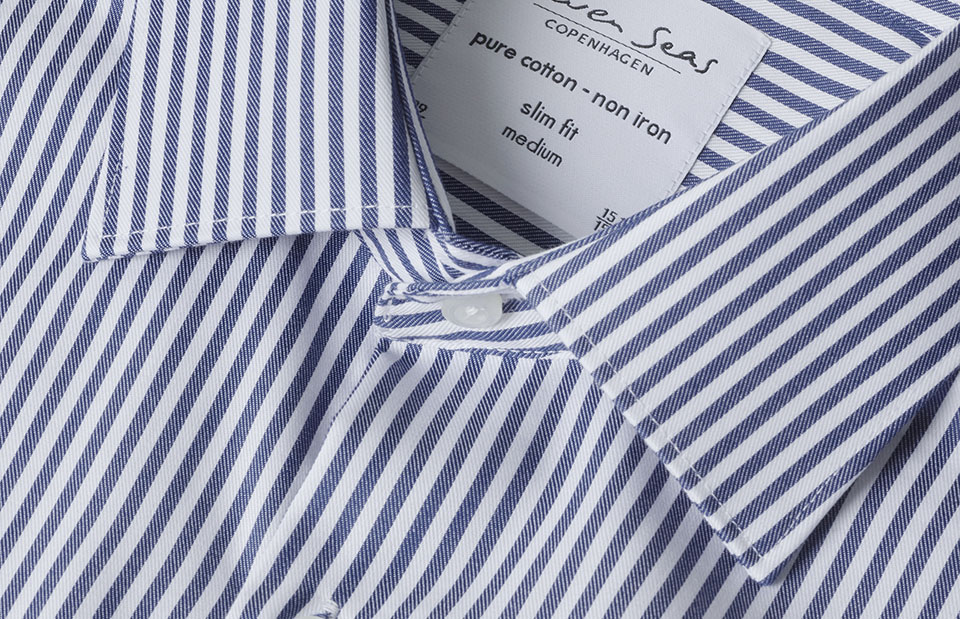 SEVEN SEAS Fine Twill Cadet | slim — Navy — thumbnail 4