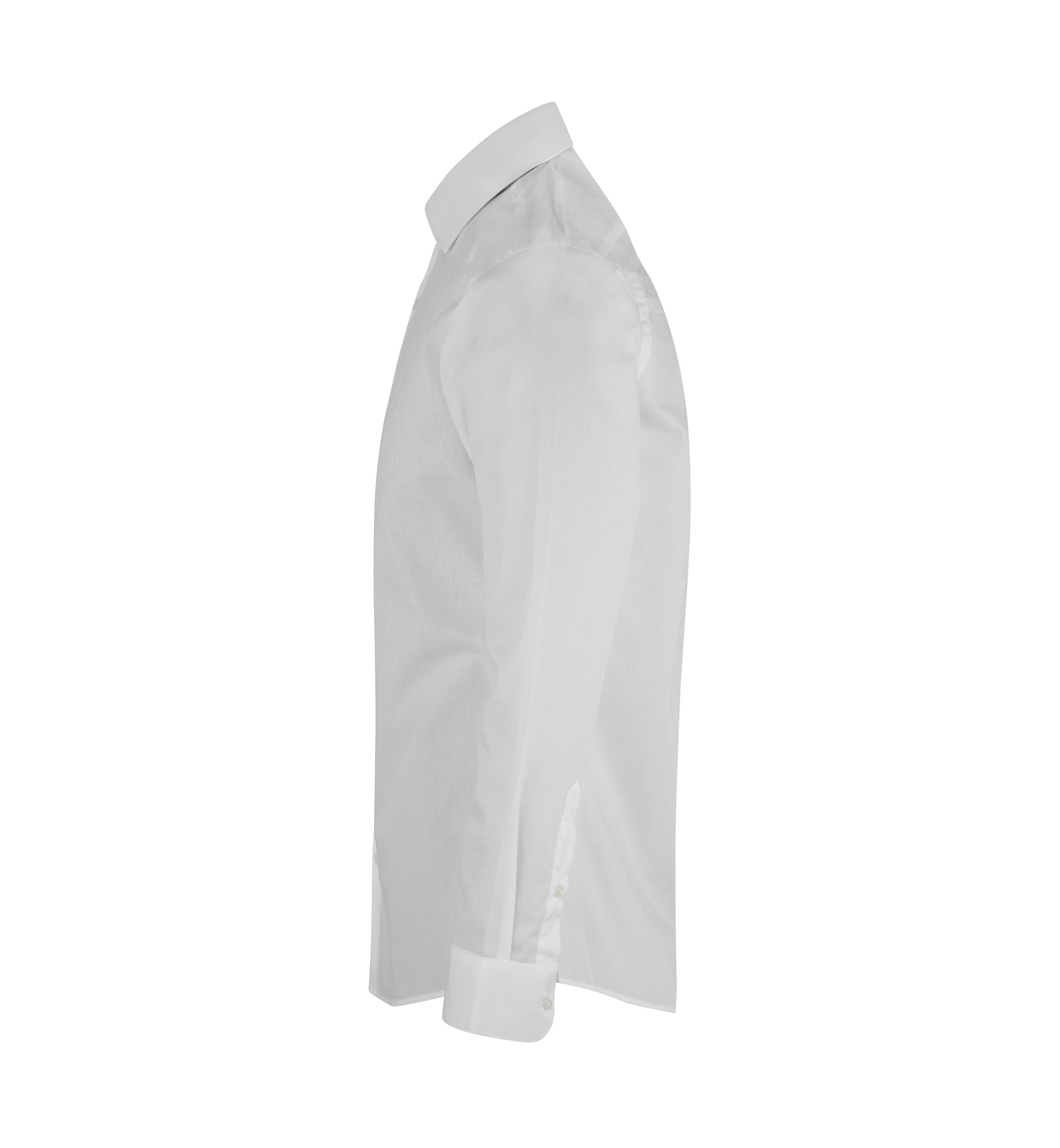 SEVEN SEAS Poplin | slim – Weiss (Seite links)