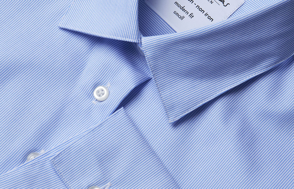 SEVEN SEAS Fine Twill California | modern | damski — Light blue — miniatura 4