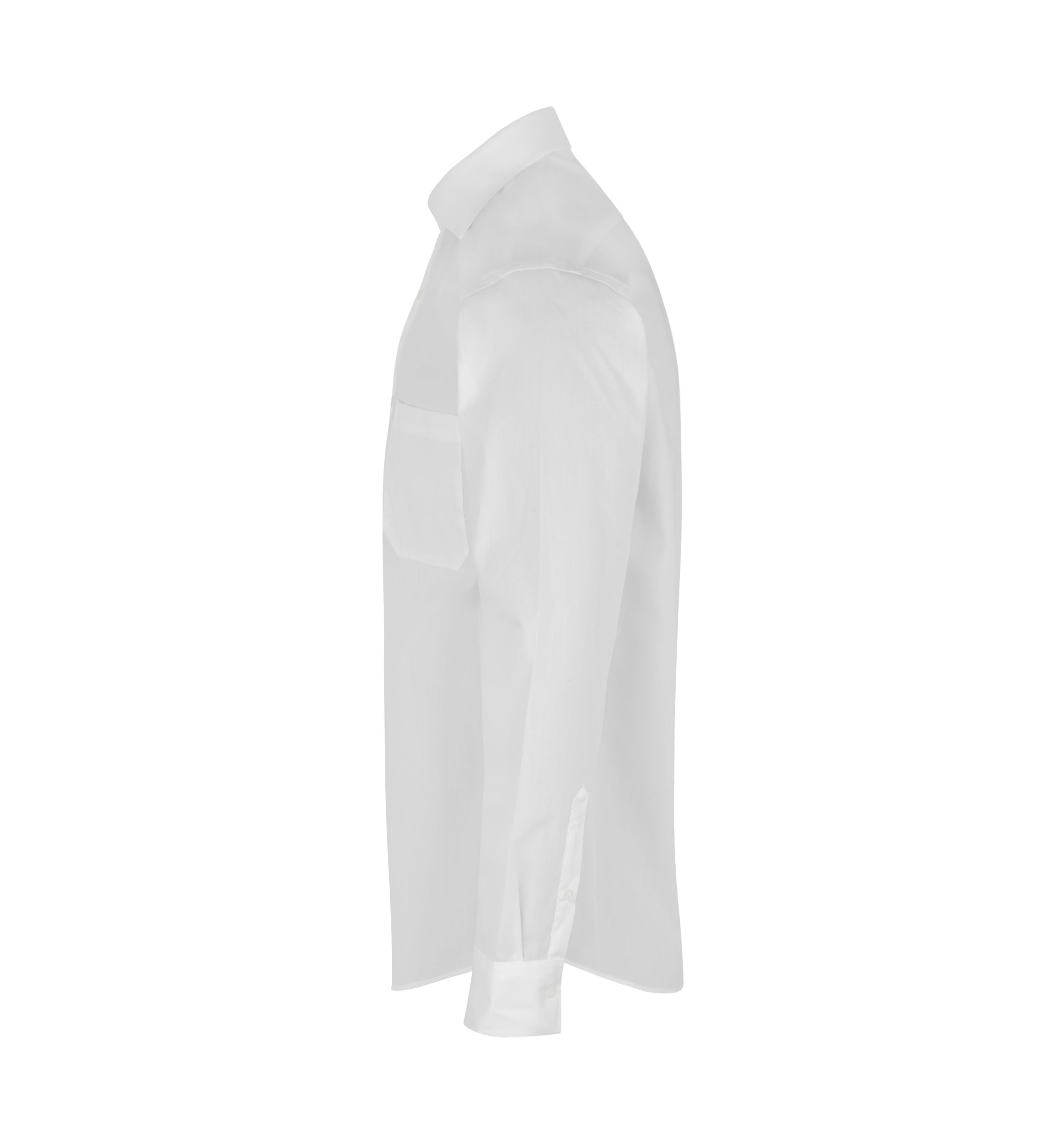 SEVEN SEAS Poplin | modern – Weiss (Seite links)